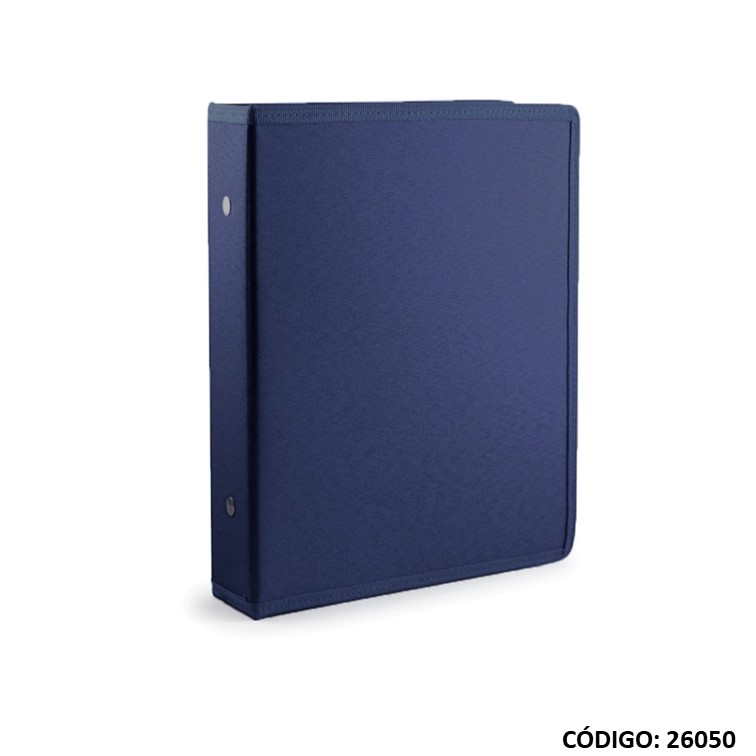 Carpeta 2a a4 con cierre damass cord. lisa