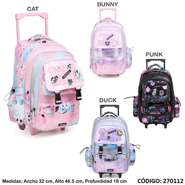 Mochila carro chimola 18"" custom tr141/2/3/4