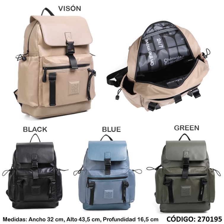 Mochila chimola 17"" city m195
