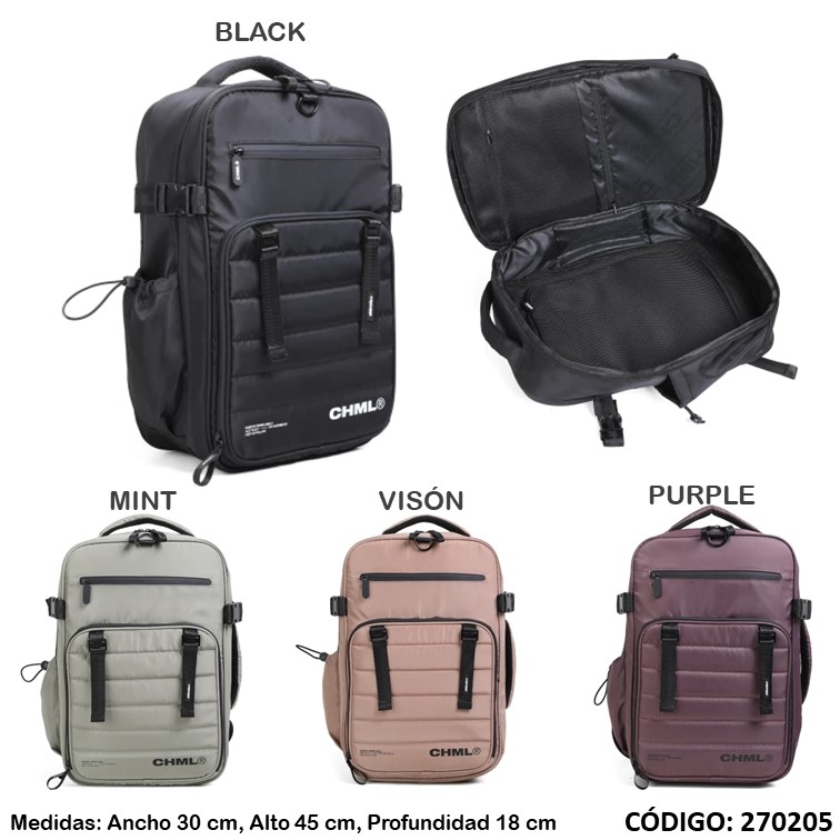 Mochila de viaje chimola 18"" boston m205