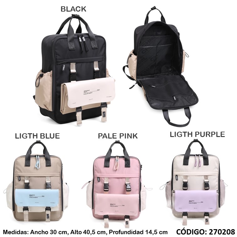 Mochila maternal chimola 16"" explore m208