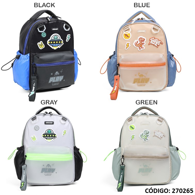 Mochila chimola 14"" kinder boy