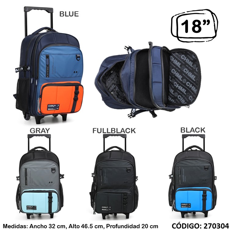 Mochila carro chimola 18"" urban