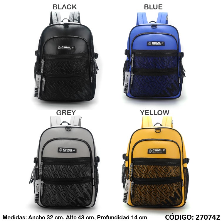 Mochila chimola 17"" trendy colour m138