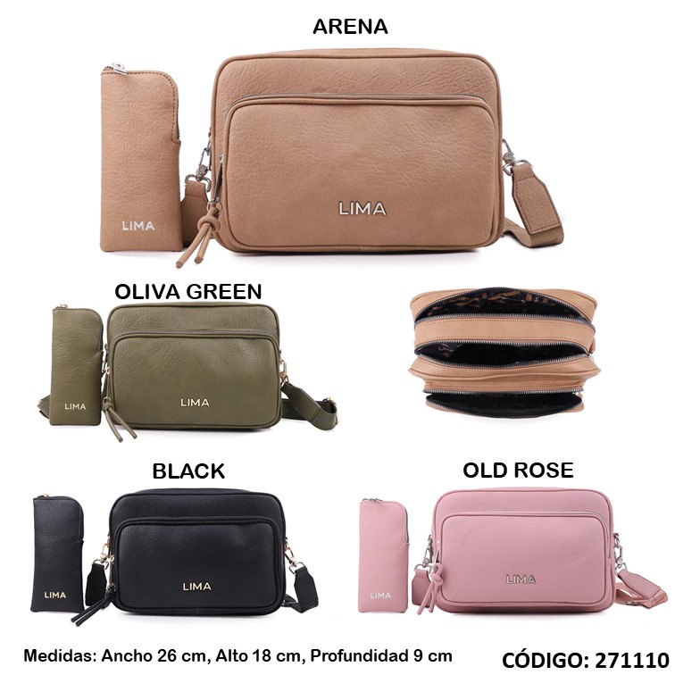 Bolso bandolera lima olivia f225