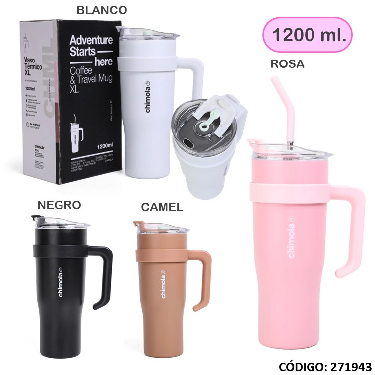 Vaso chimola termico xl 1,20ltrs