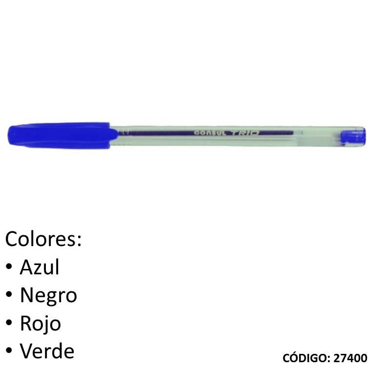 Bolígrafo consul trio 1.0 mm
