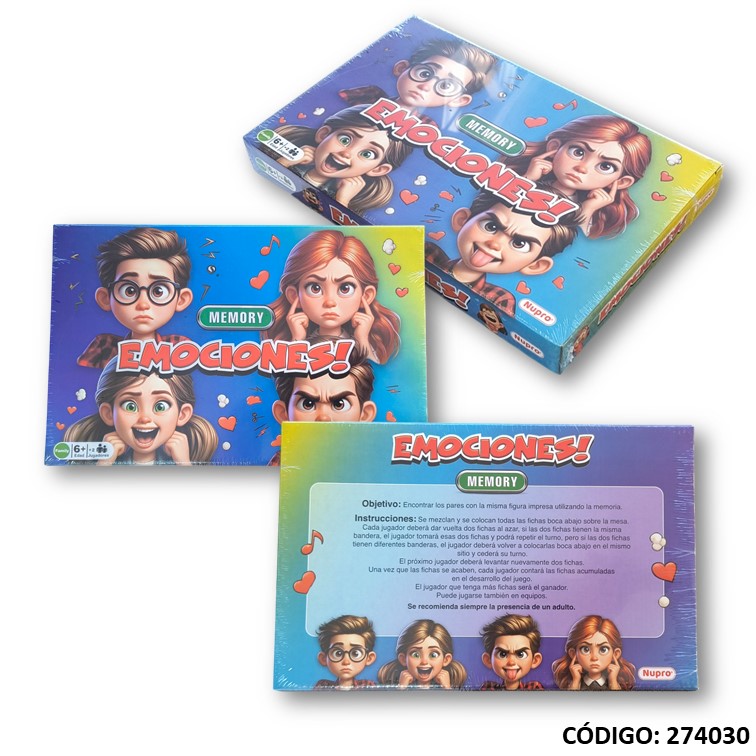 Juegos nupro emociones memory