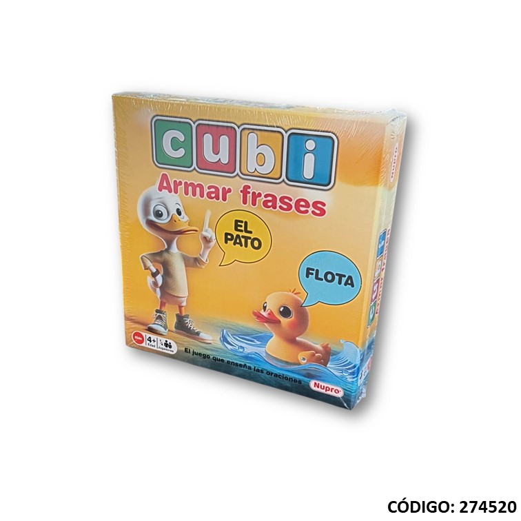 Juegos nupro cubi armar frases