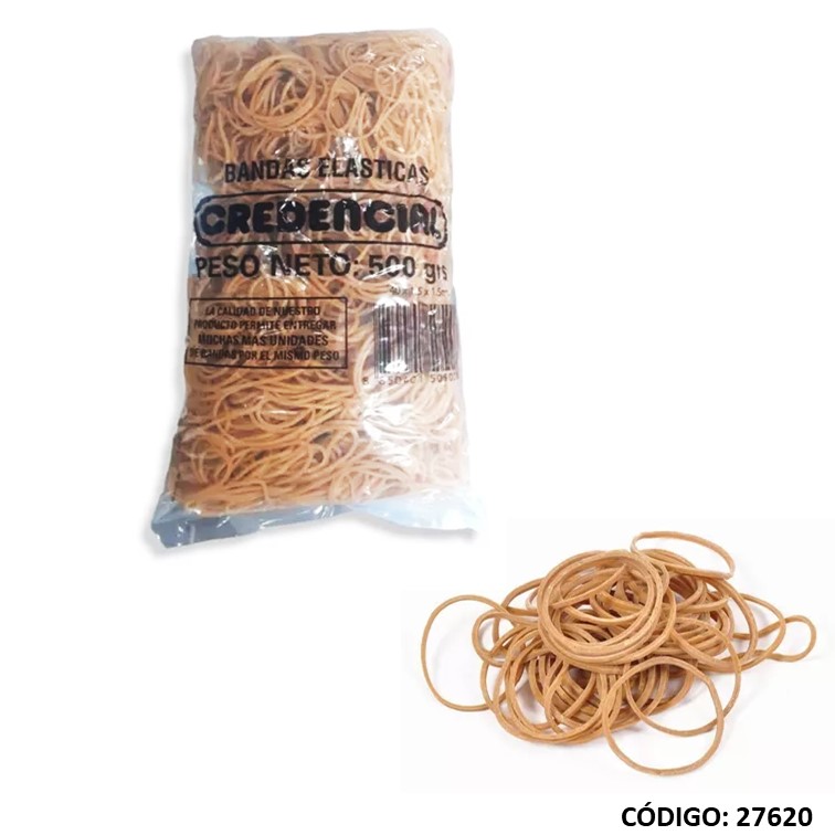 Bandas elast. x500 g credencial