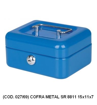 Cofre metal sr 8811 15x11x7cm