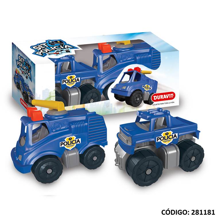 Juegos duravit set de policia mini 368