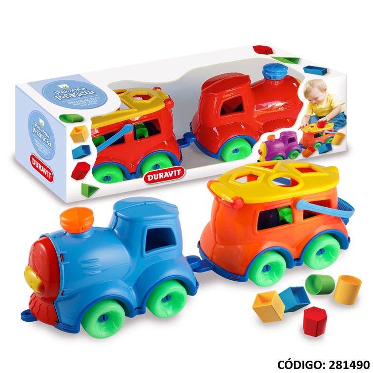 Juegos duravit tren didactico 627