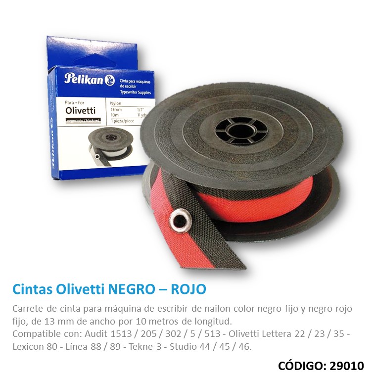 Cinta/maq. pelikan oliv. esc. ro/ne