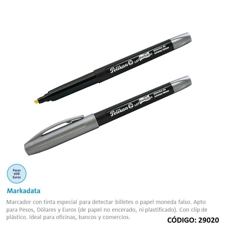 Lapiz detector billete pelikan