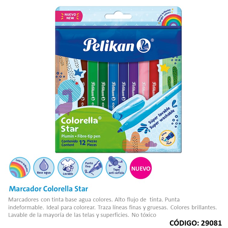 Fibra pelikan colorella star