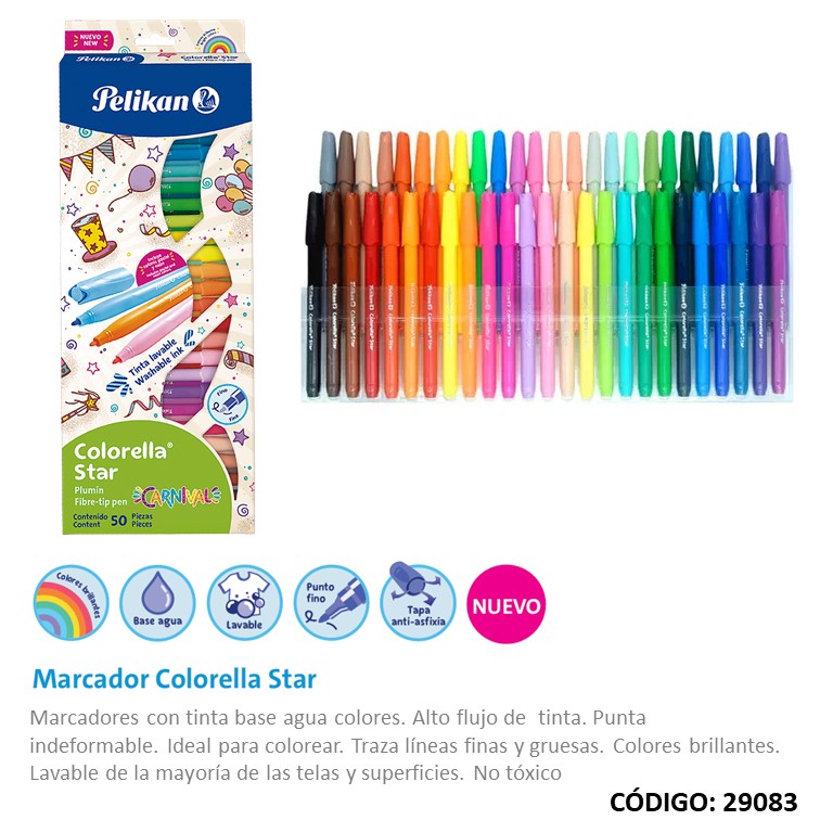 Fibra pelikan colorella star