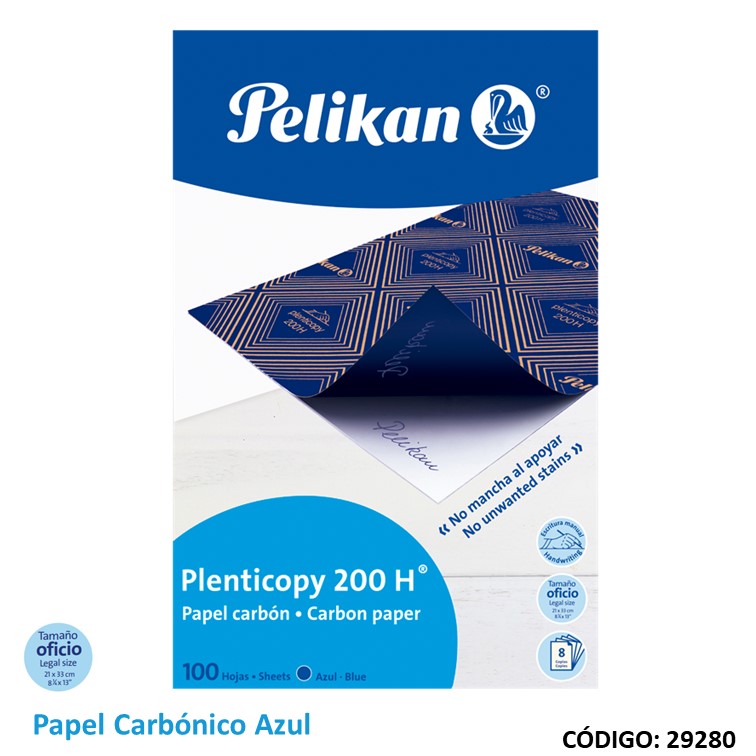 Carbonico papel pelikan azul