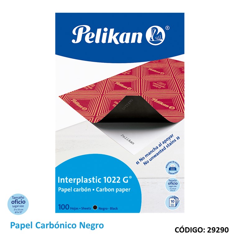 Carbonico papel pelikan negro