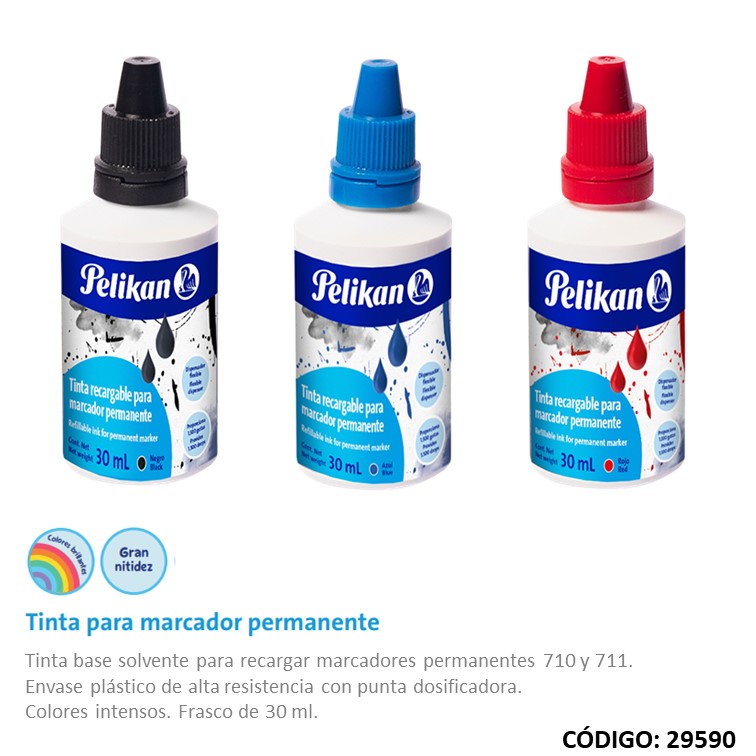 Tinta p/marcador pelikan permanente n/a/r