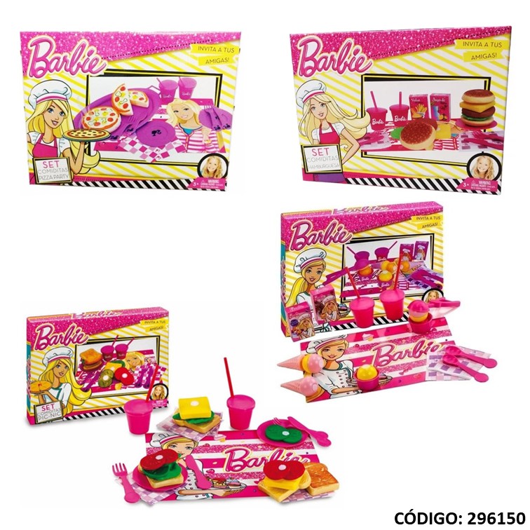 Juegos mini play comidita barbie 134/6/9/40