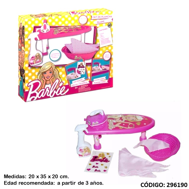 Juegos mini play plancha chica barbie 652