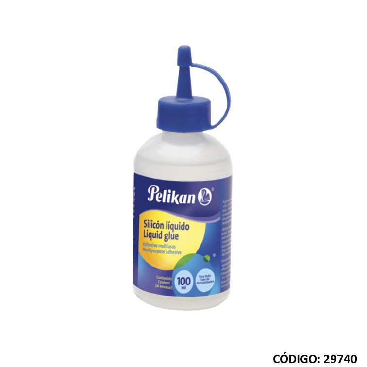 Adhesivo silicona líquido pelikan 100ml