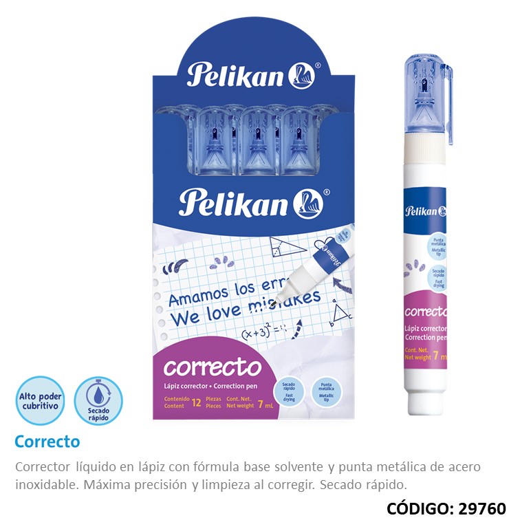 Corrector lapiz pelikan 7ml