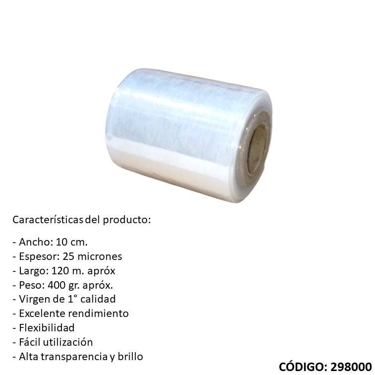 Rollo film strich virgen 25 mic. mini 10cm x120m