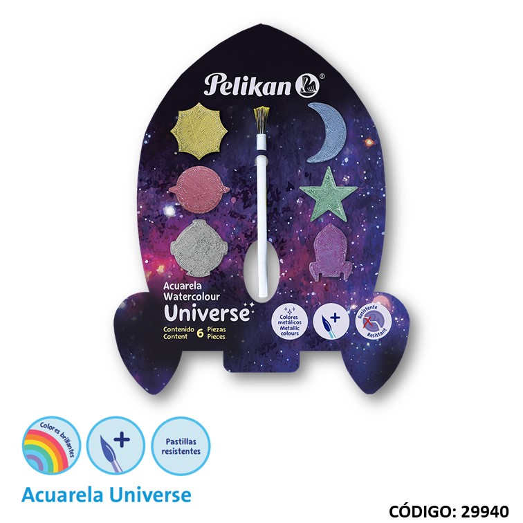 Acuarela pelikan universalerse