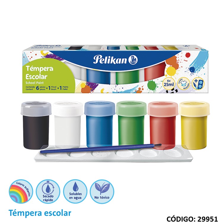 Tempera pelikan clasic + accesorios