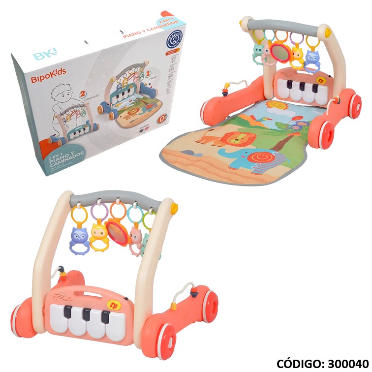 Juegos bipo piano y caminador 2 en 1