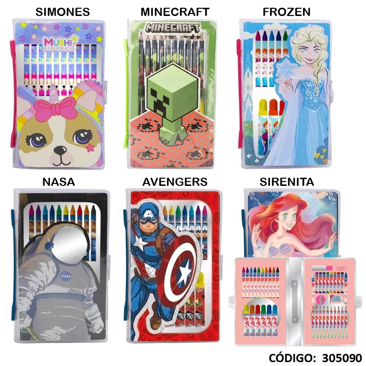 Set de arte cresko 42pcs. licencia