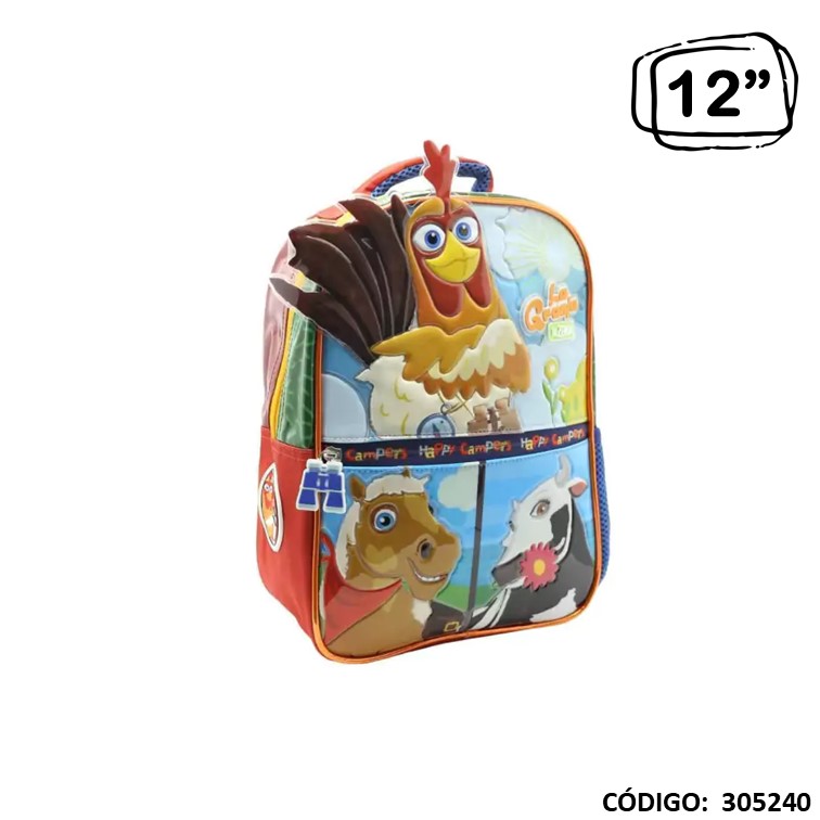 Mochila jardín cresko 12"" la granja