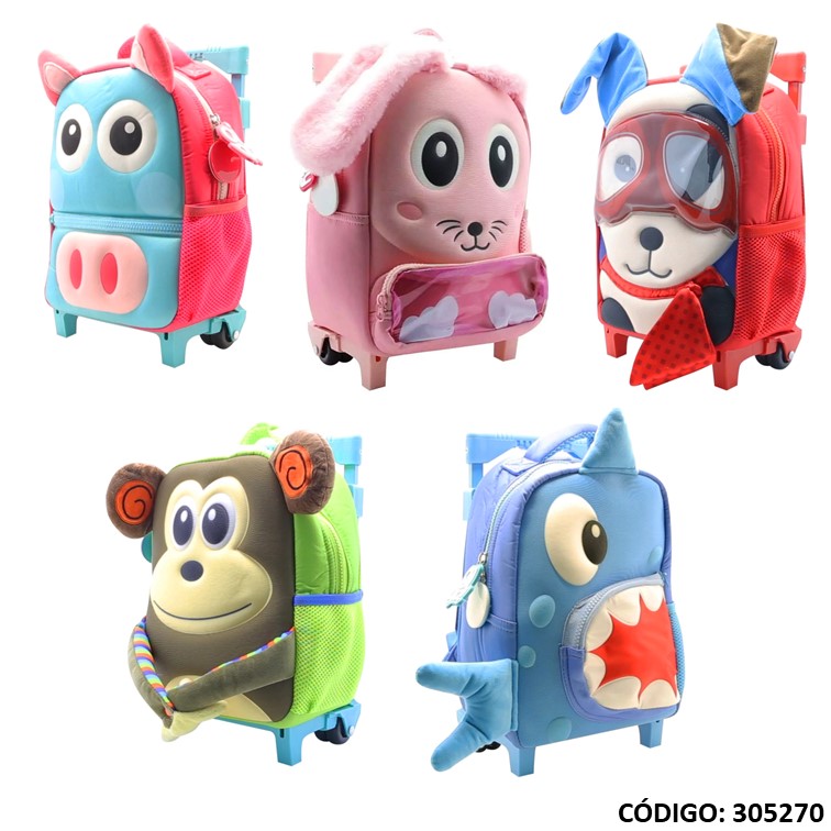 Mochila carro jardín cresko 11"" funny land