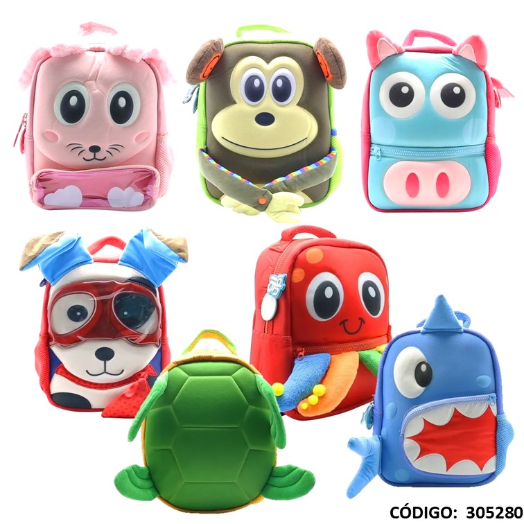 Mochila jardín cresko 11"" funny land