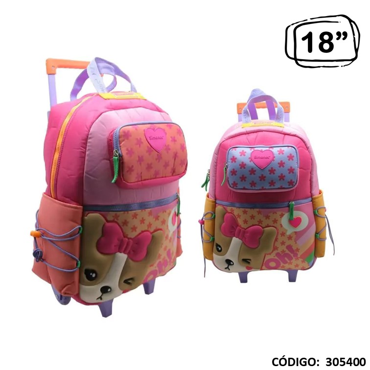 Mochila carro cresko 18"" simones