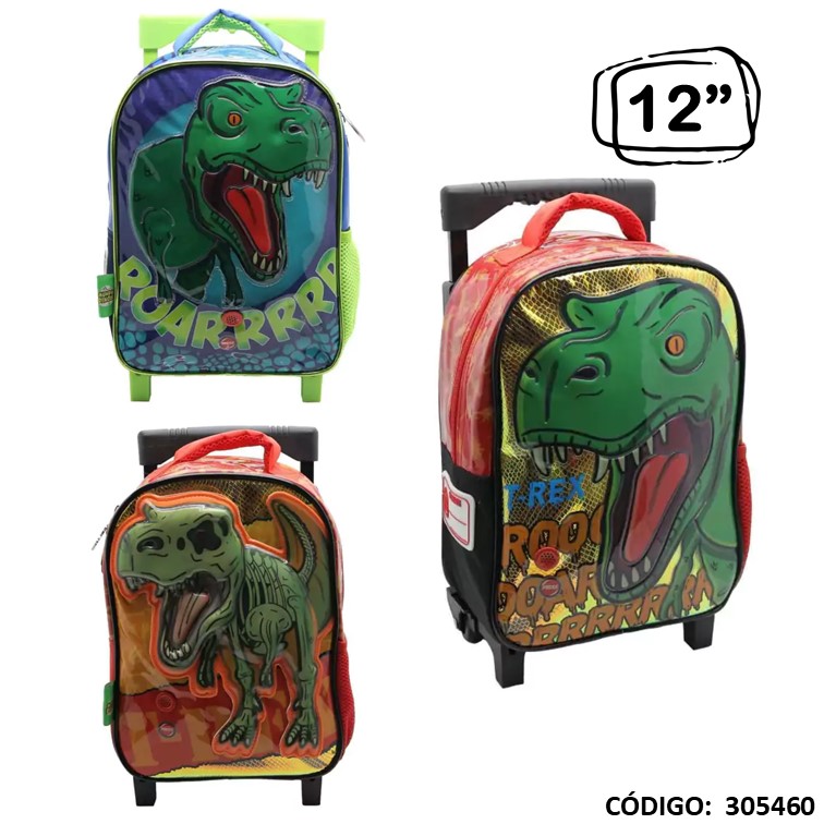Mochila carro jardín cresko 12"" dinos di200/1/2