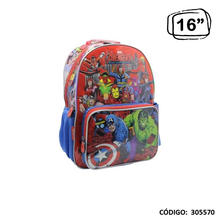 Mochila cresko 16"" avengers