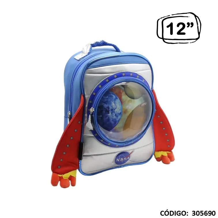 Mochila jardín cresko 12"" nasa
