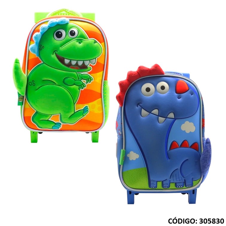 Mochila carro jardín cresko 12"" dinos di185/88/90