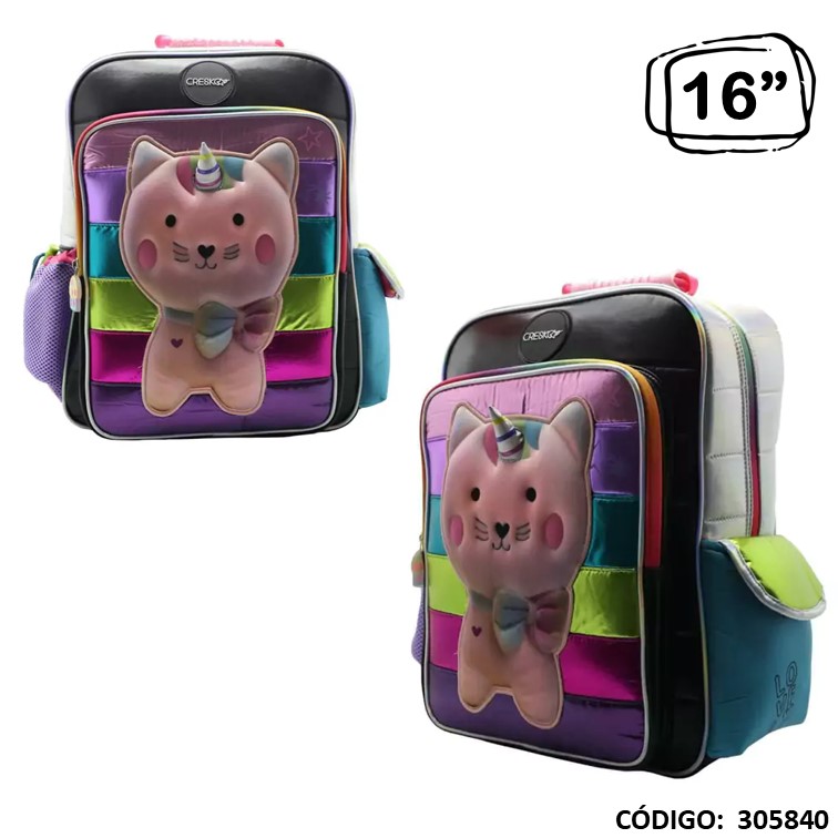 Mochila cresko 16"" gaticornio