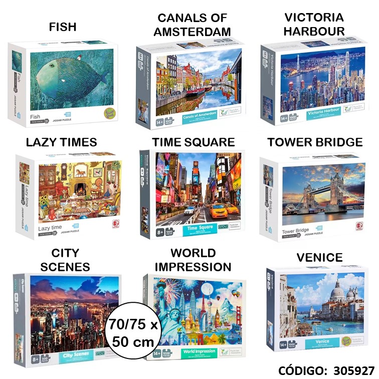 Juegos cresko puzzle 1000 piezas