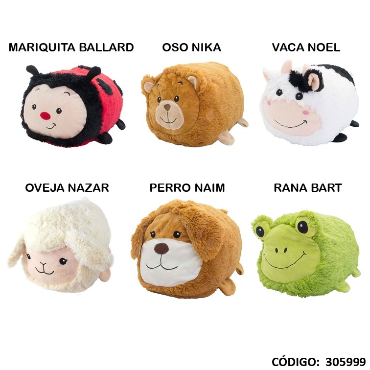 Juegos cresko peluche almohada 35cm wf788 a 824