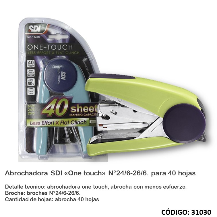 Abrochadora sdi one touch 24/6-26/6 p/40h