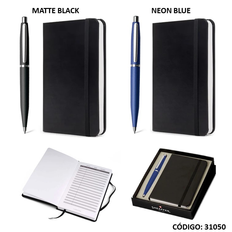 Bolígrafo sheaffer c/est. + libreta a6 giftset
