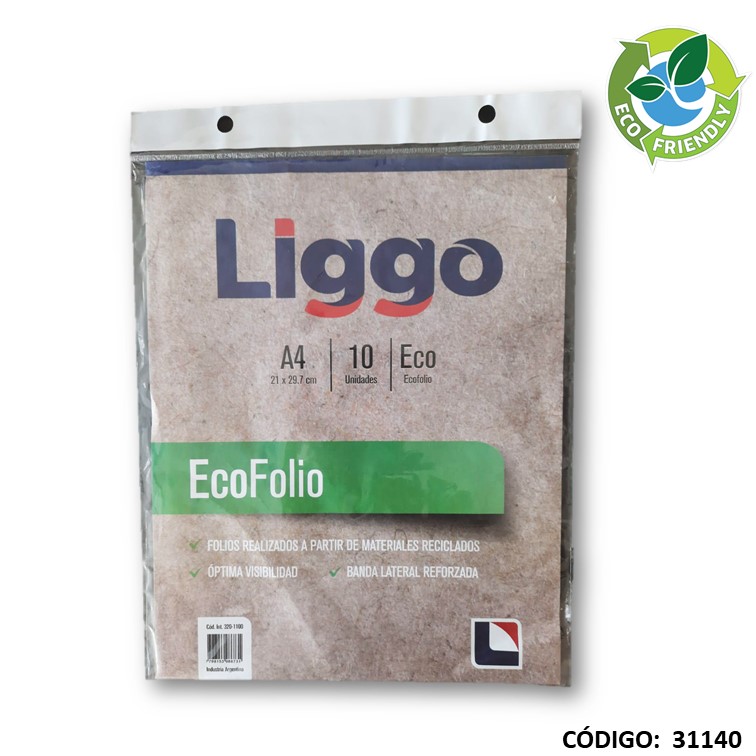 Folios a4 liggo ecofolio