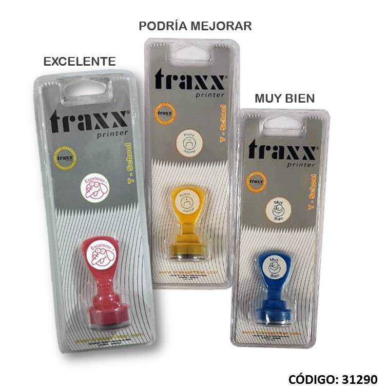 Sello escolar traxx maestra