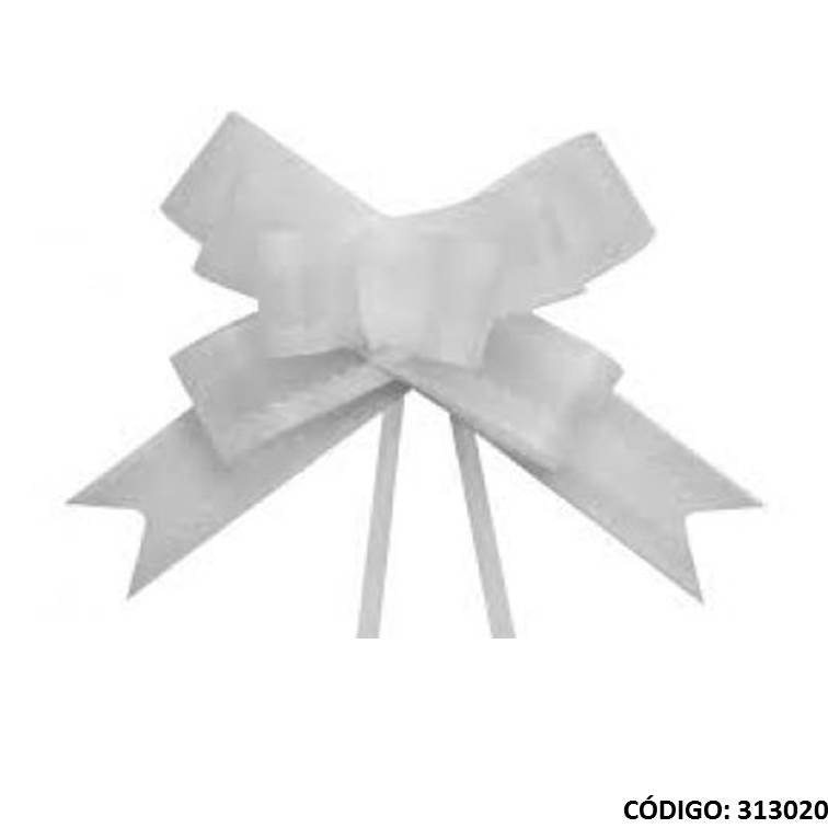 Moño magico 50cm blanco