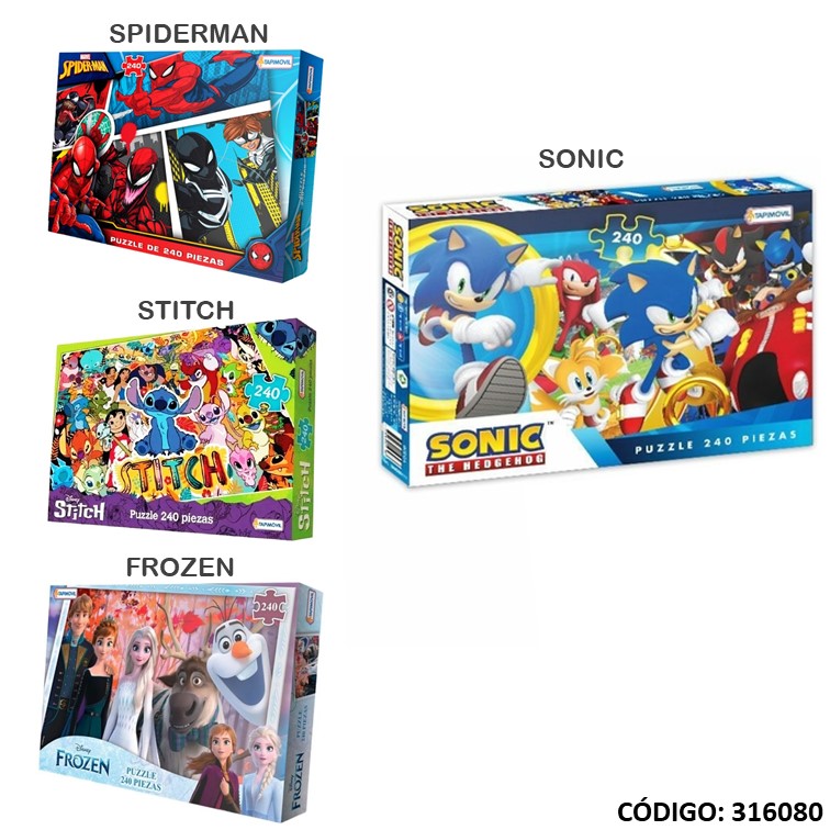 Juegos tapi puzzle 240pzs. liciencia